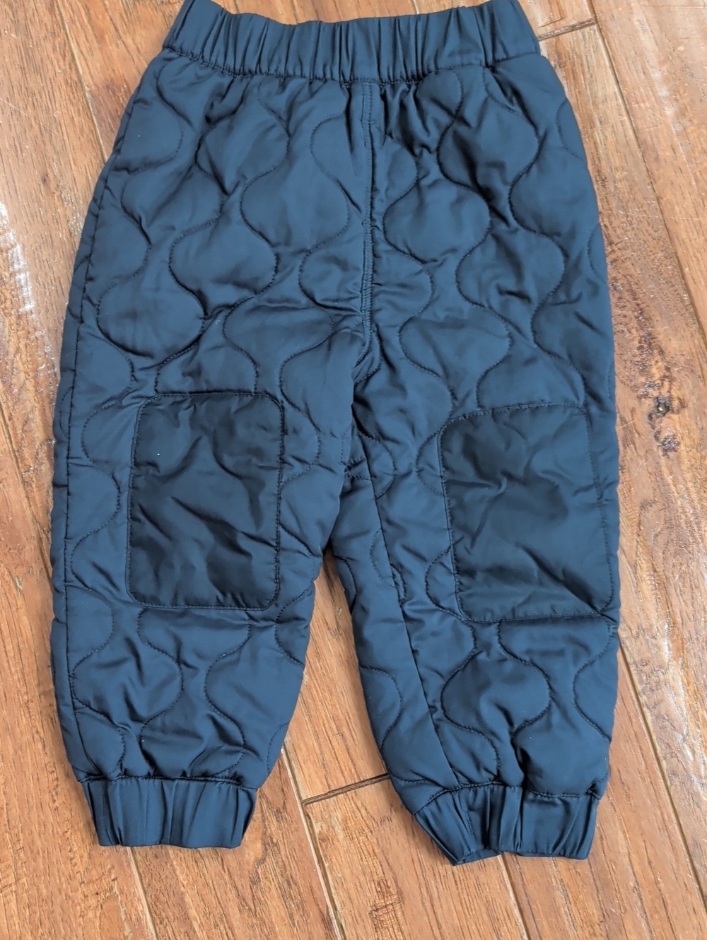 Patagonia Puff Kids Quilted Blue Jogger Winter Pants